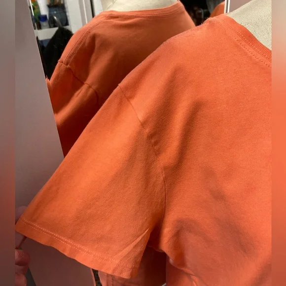 Life is Good Women’s Orange/Mango Short Sleeve T-Shirt, Keep It Simple, Size XL - Picture 4 of 10